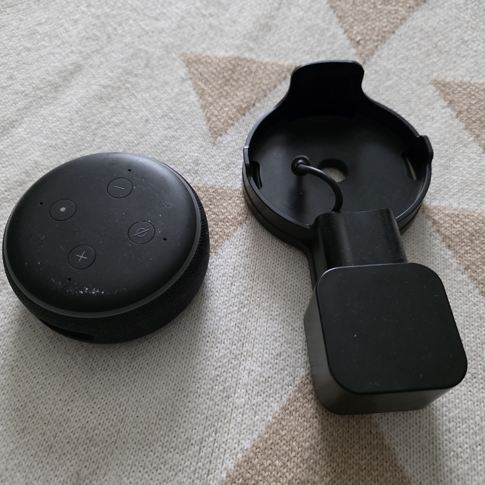 Amazon Alexa with Charging Wall Mount